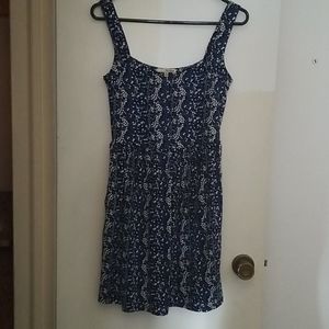 Navy blue sundress
